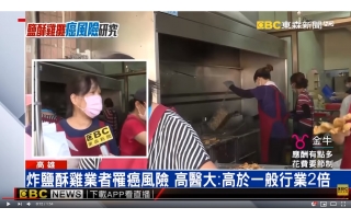 長期暴露在油煙當中的路邊攤業者，罹癌風險高於一般餐飲行業的2倍！天天防護口罩